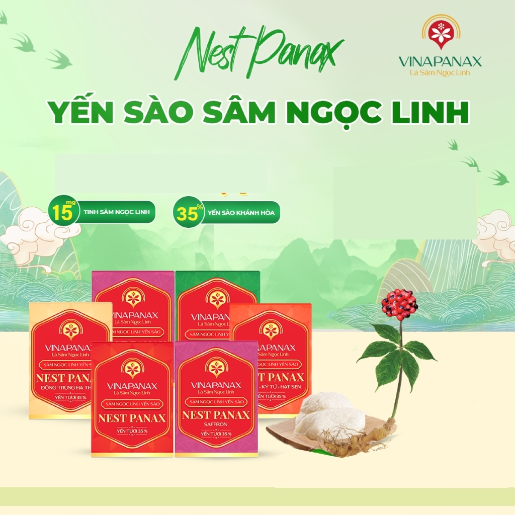 Yến Sào Sâm Ngọc Linh Nest Panax (hộp 1 lọ x 70ml )