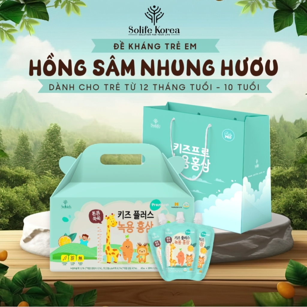 Hồng Sâm Nhung Hươu Sokids