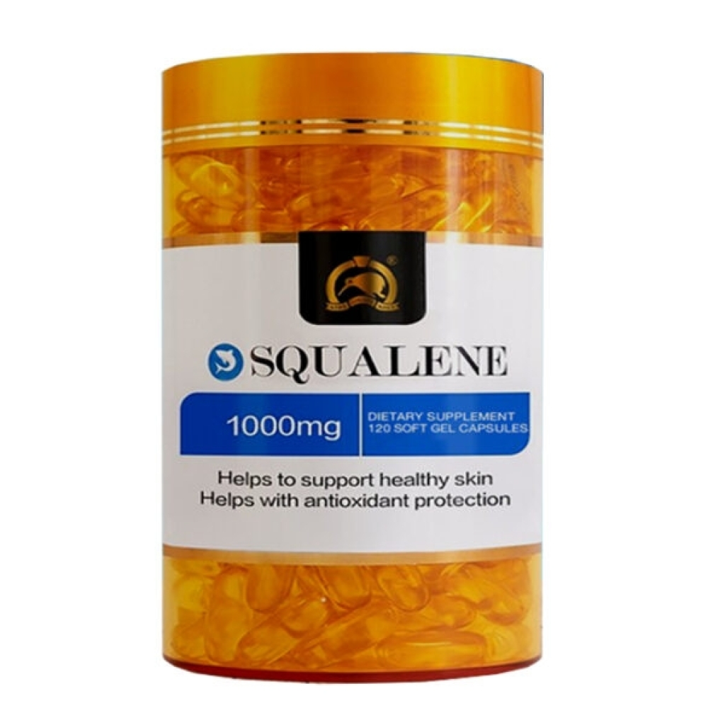 Kiwi Golden Kiwi Squalene 1000mg Soft Gel Capsule, hỗ trợ chống oxy hóa