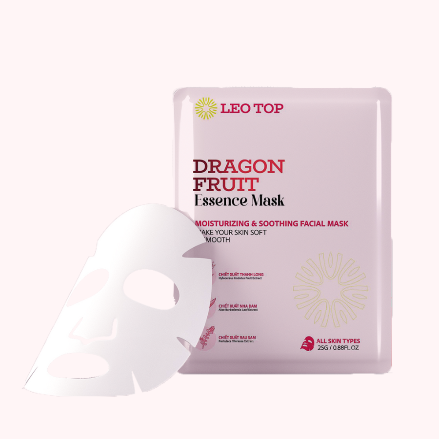 Mặt Nạ Dưỡng Da Cao Cấp Dragon Fruit Essence Mask (HỘP 5 MIẾNG)