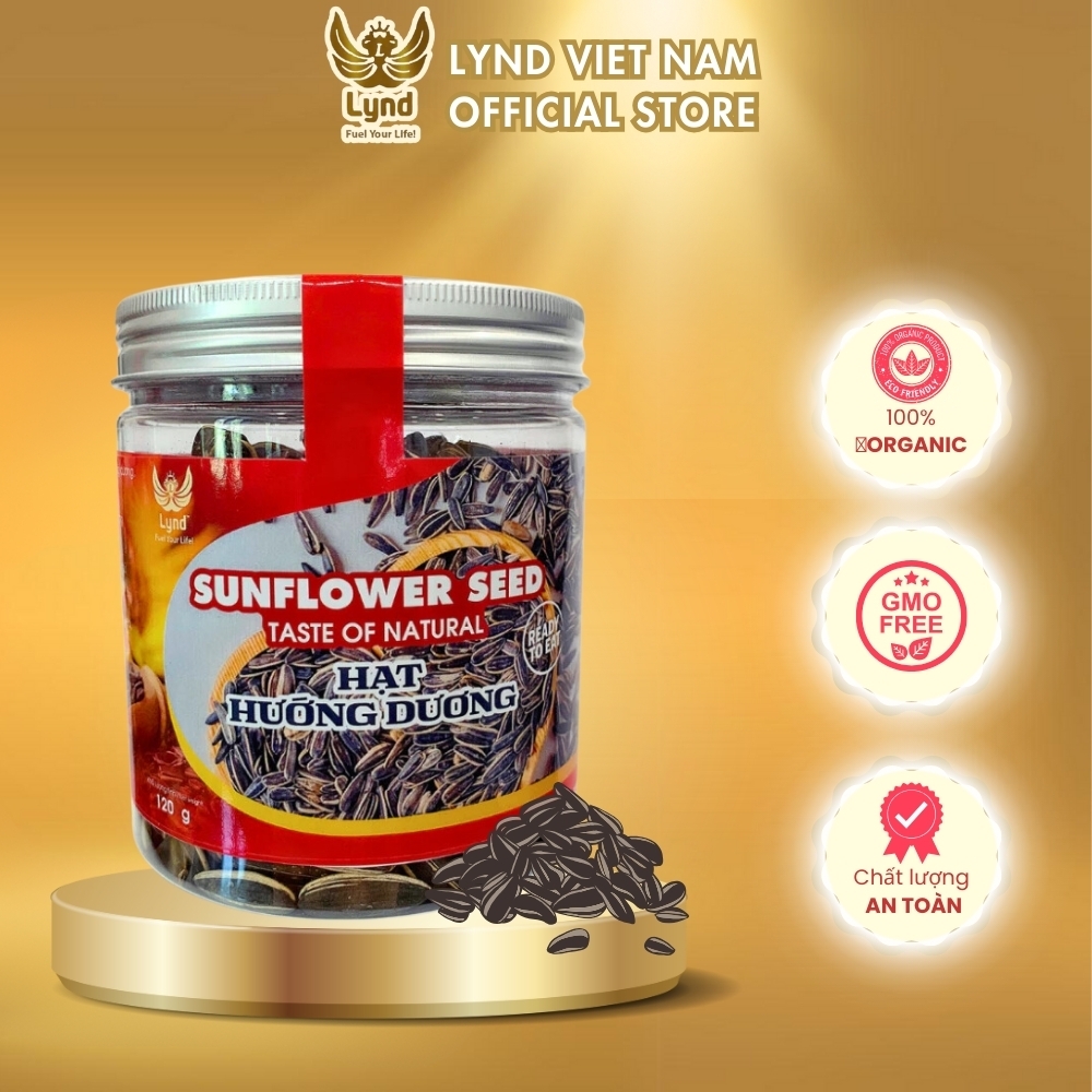 Hạt hướng dương LYND 120g-LYND's Sunflower Seeds