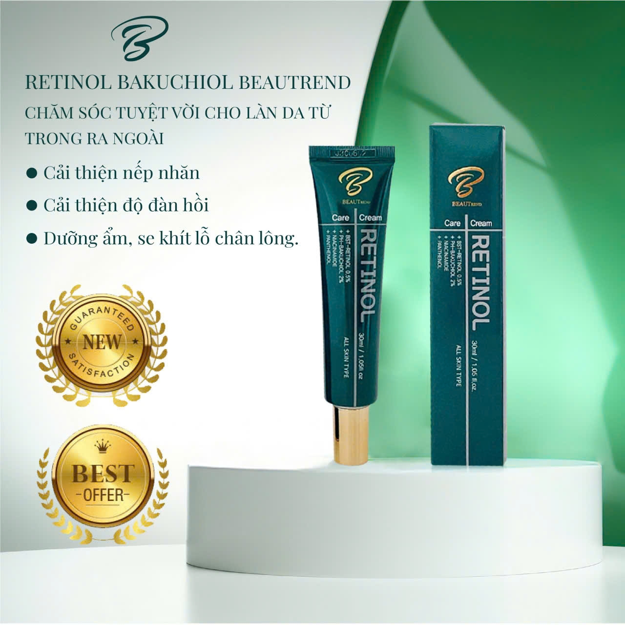 KEM DƯỠNG RETINOL BAKUCHIOL 0,5%