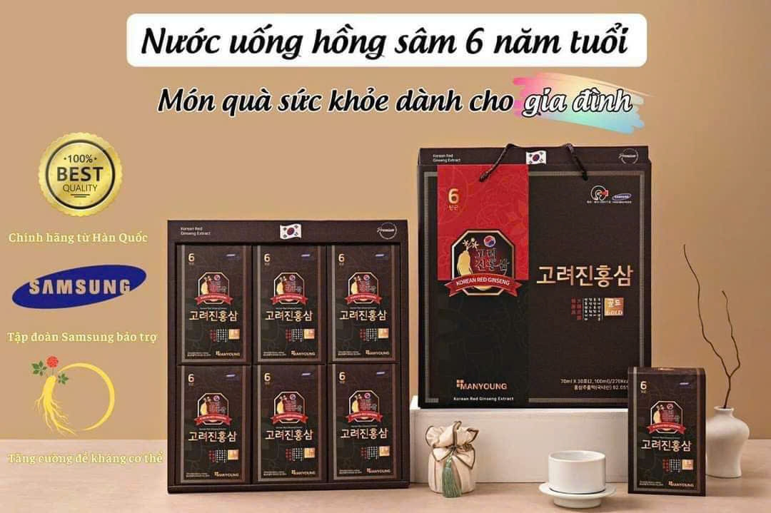 nước hồng sâm manyoung