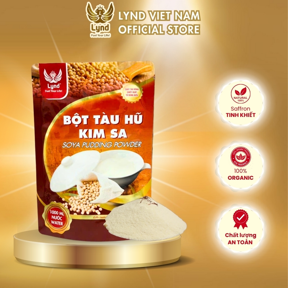 Bột làm tàu hũ Kim sa LYND - 185g ( TRUYỀN THỐNG)