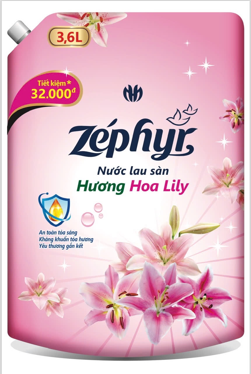 Nước Lau Sàn Zéphyr Hương Hoa LiLy.