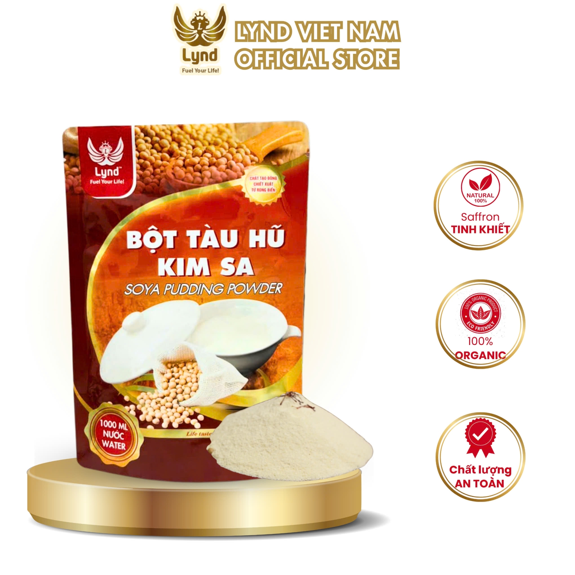 Bột làm tàu hũ Kim sa LYND - 170g ( TRUYỀN THỐNG)