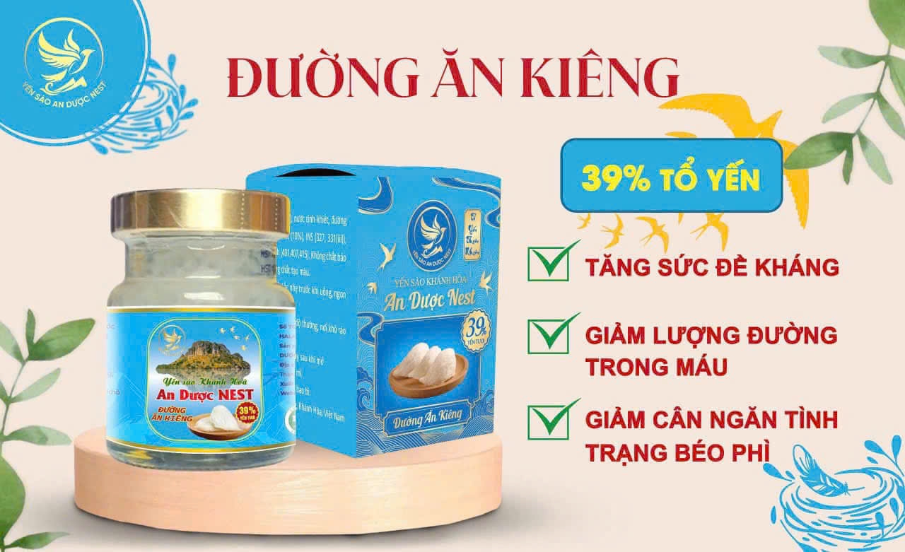 Yến chưng đường ăn kiêng An dược Next