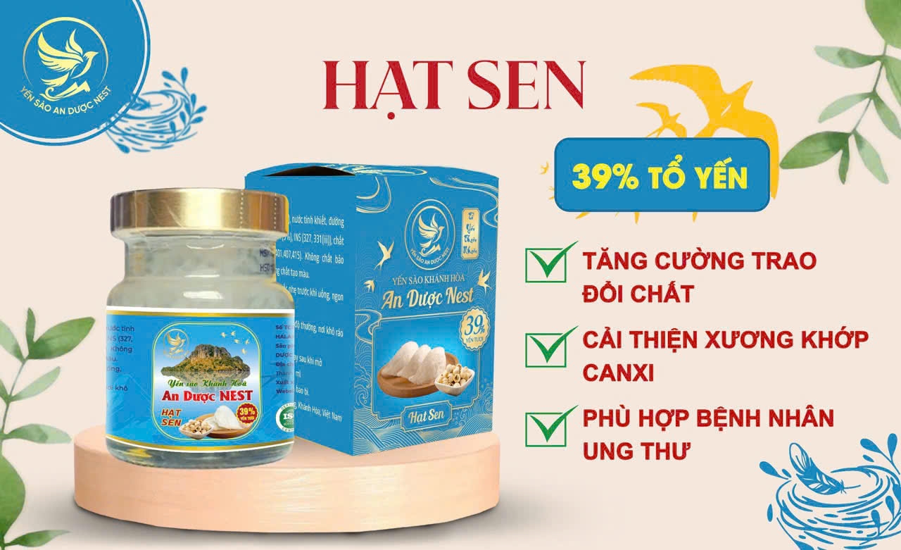 Yến chưng Hạt sen An dược Nest