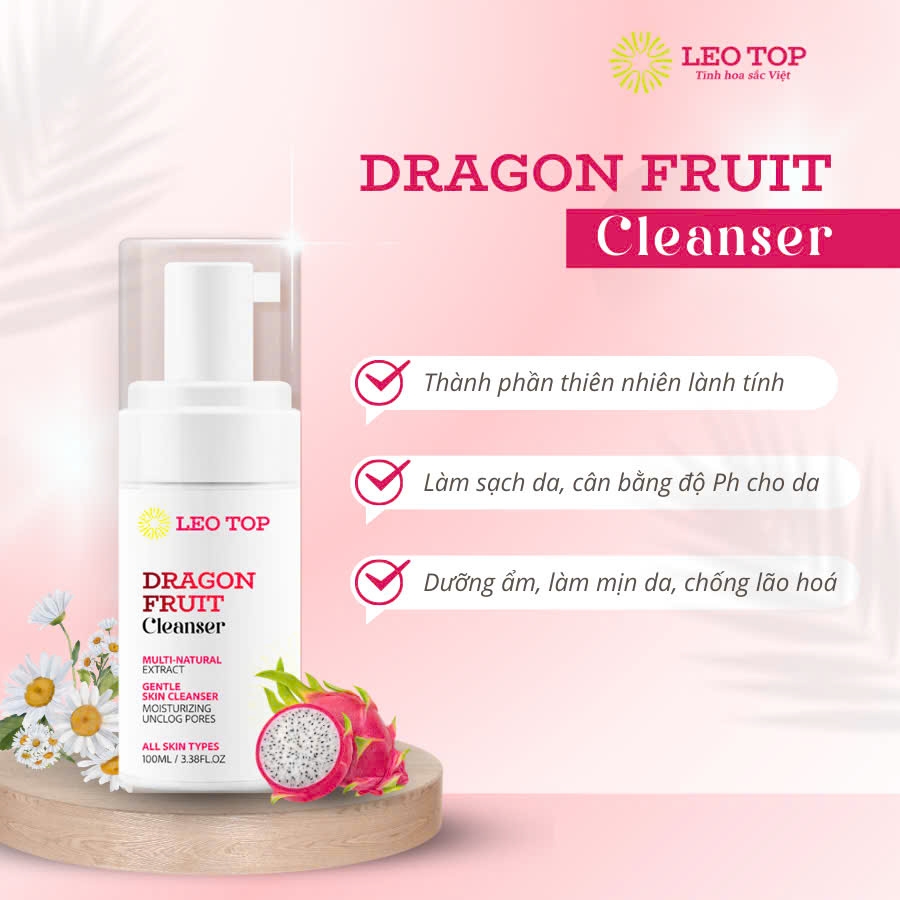 Sữa Rửa Mặt Thanh Long - Dragon Fruit Cleanser