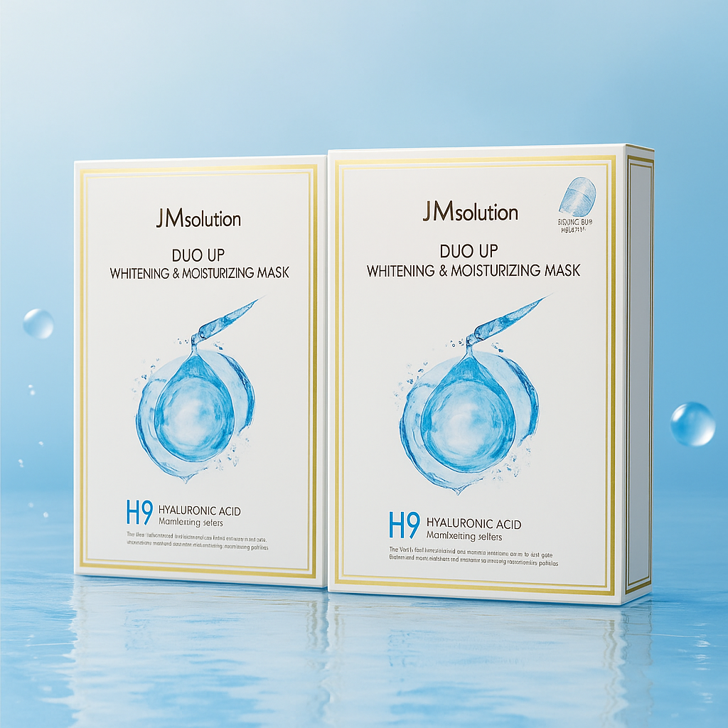 Combo 2 hộp Mặt Nạ Jmsolution Duo Up Whitening & Moisturizing Mask