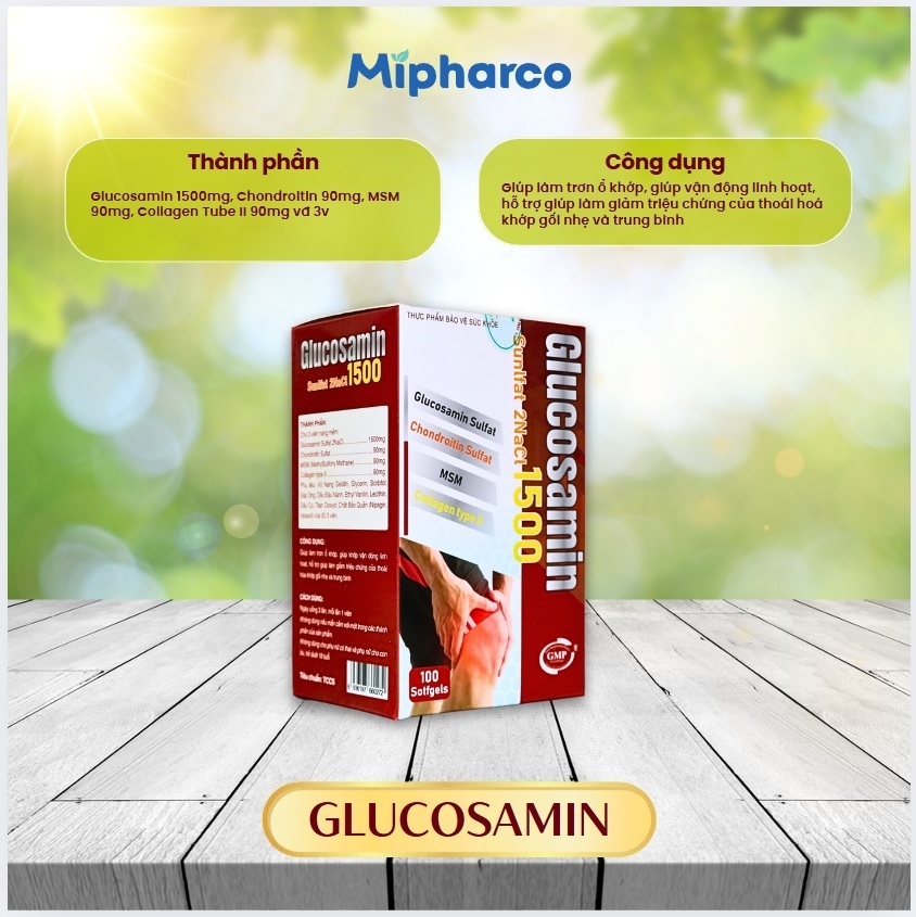 Combo 2 hộp Viên uống bổ khớp Glucosamin