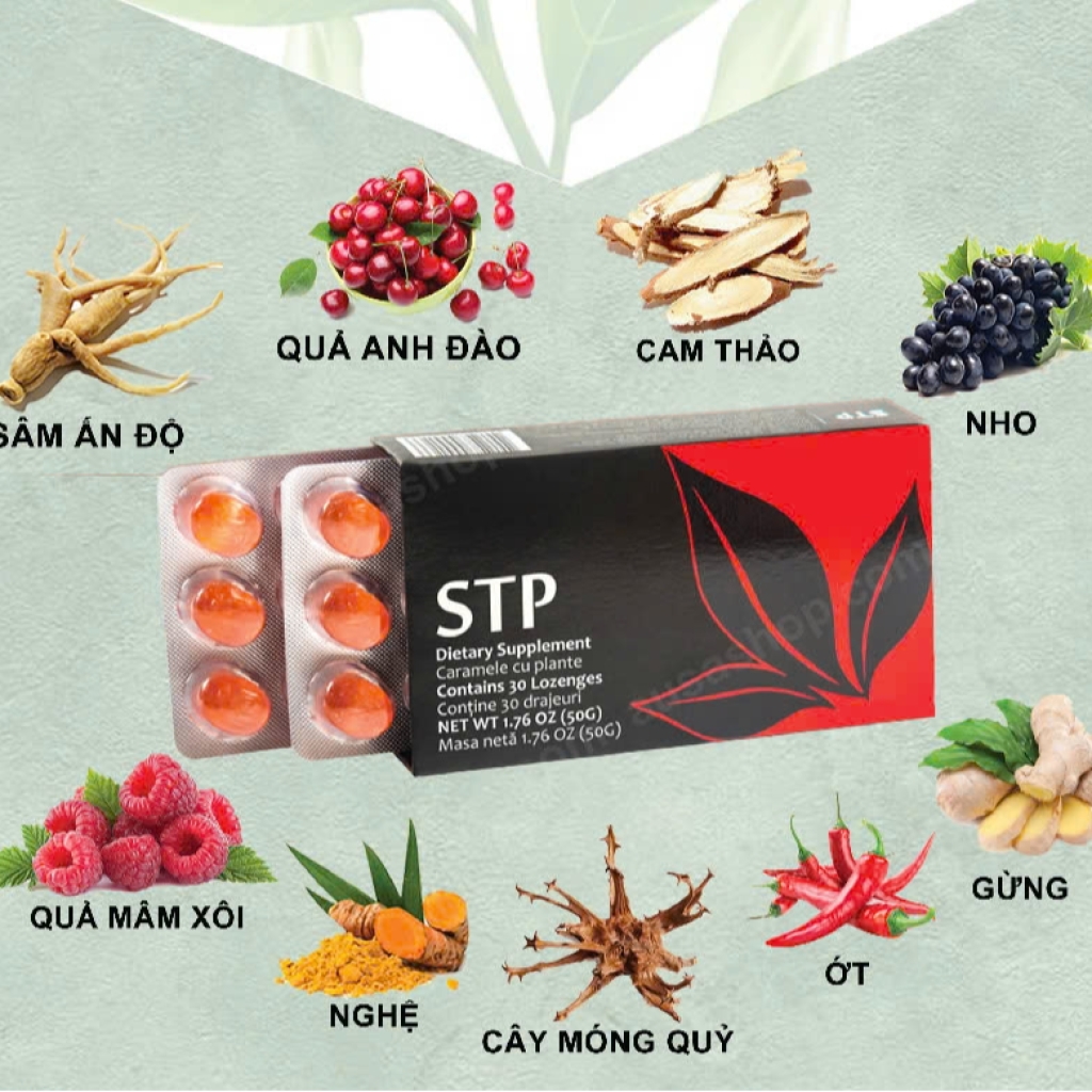 Kẹo Ngậm STP Vị Anh Đào – Giảm Viêm Khớp APLGO