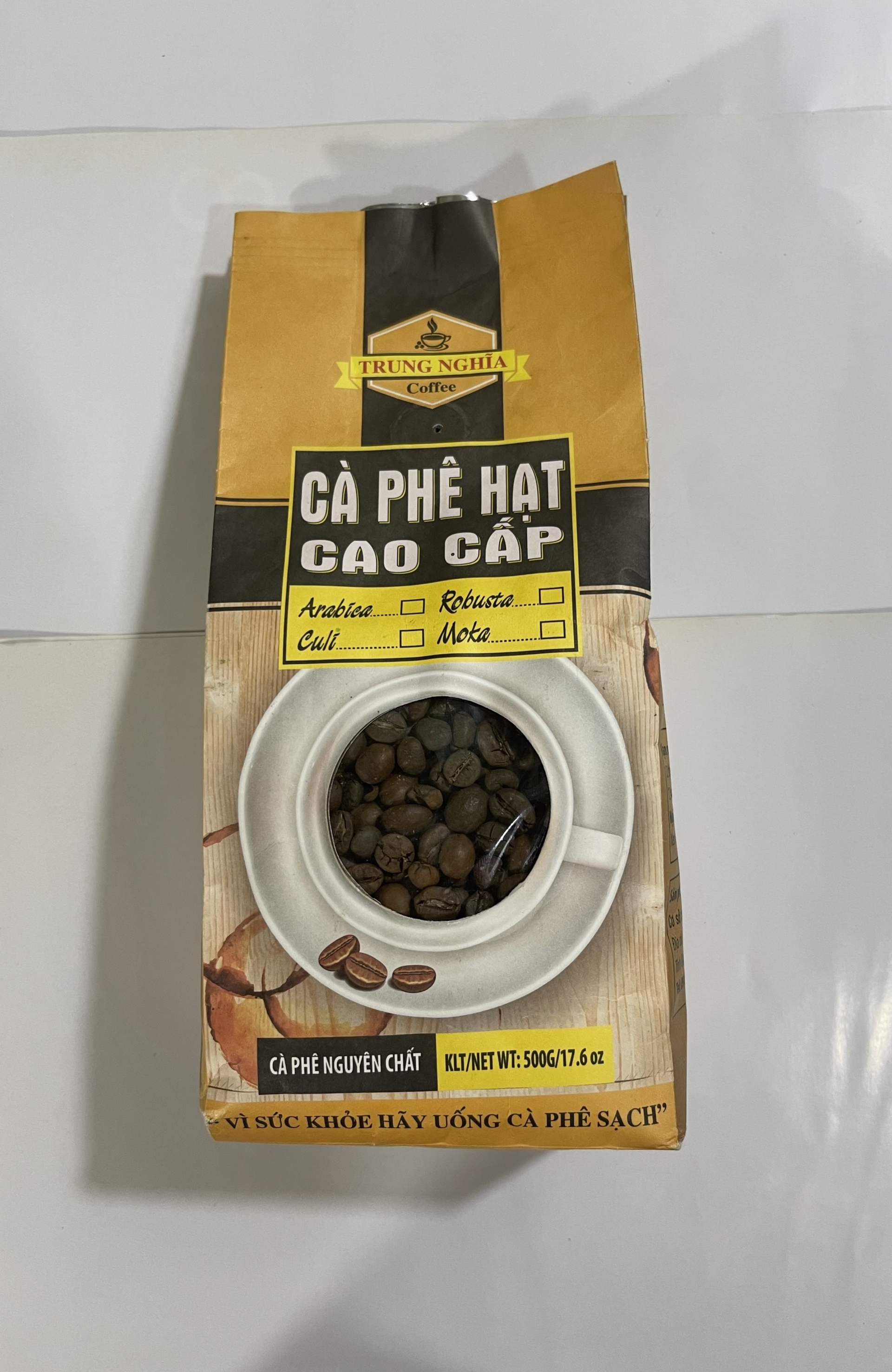 cà phê hạt cao cấp/500gam